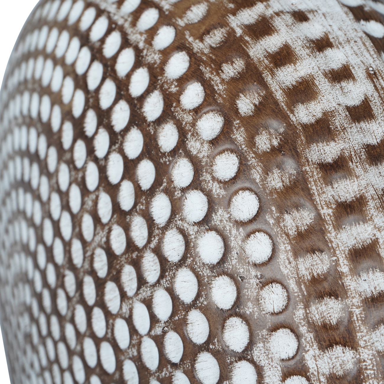 Chariot Round Ceramic Lamp with Ivory Oval Drum Shade Large